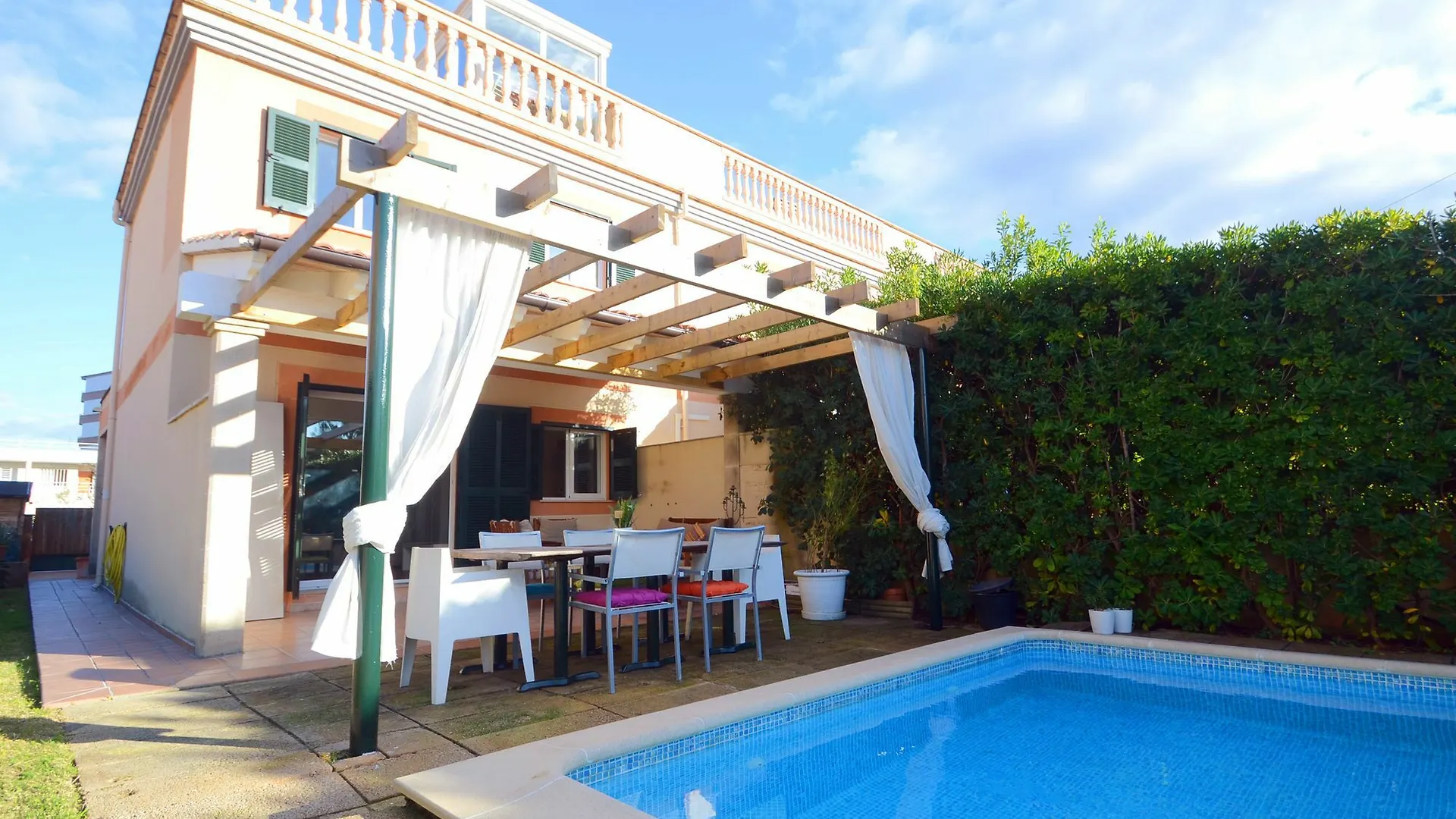 Villa Casa Marcos Con Piscina Para 6 Junto A Playa Alcudia
